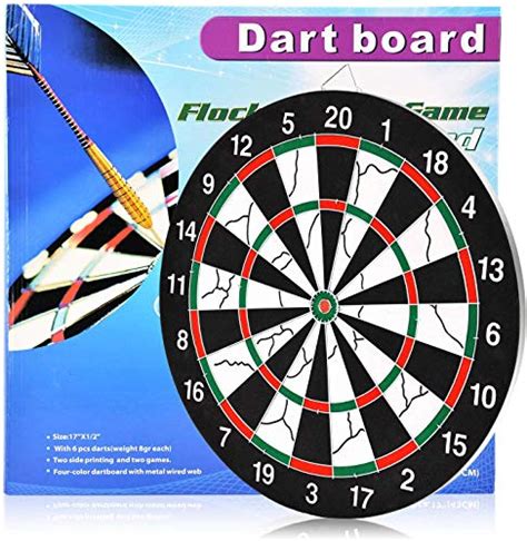 Professional Dart Board Set - Bristle/Sisal Tournament Dartboard with ...