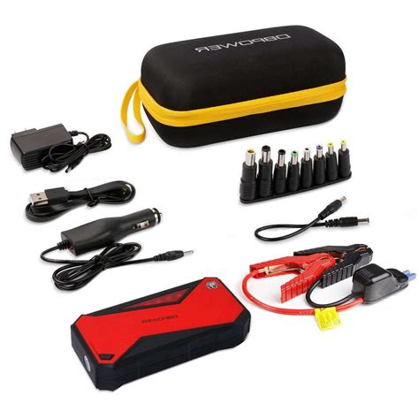 DBPower Portable Car Jump Starter 600a Peak 18000mah