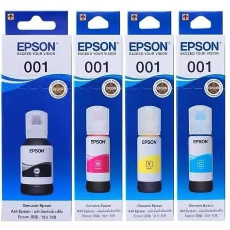 Epson 001 Ink Cartridge Pack Of 4 Black, Cyan, Magenta, Yellow at Rs 2990/piece | Epson ...