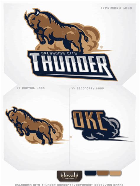 Oklahoma City Thunder Brand Concept - Concepts - Chris Creamer's Sports ...