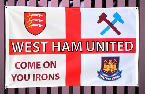 West Ham Utd Football Supporters Flag to buy at flags4sale.com