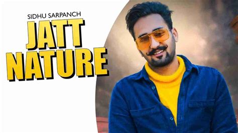 Jatt Nature Lyrics in Hindi & English | Sidhu Sarpanch | Punjabi Song 2020