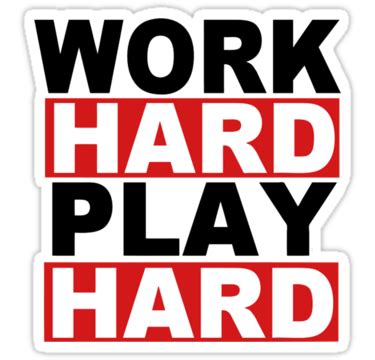 Work Hard Play Hard Logo