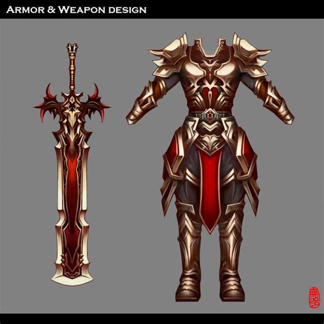 Armor And Weapon Design by WUDUO on DeviantArt