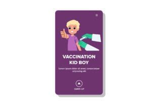 Vaccination Kid Boy Vector Graphic by sevvectors · Creative Fabrica