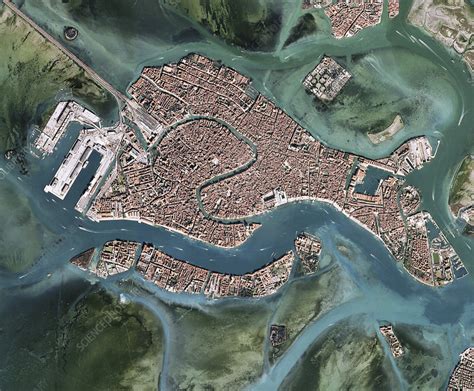 Venice, Italy, in 2019, satellite image - Stock Image - C048/4950 - Science Photo Library