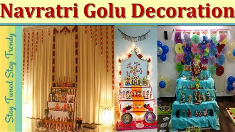 DIY Simple Navratri Decoration Ideas at home|Navrathri Golu Dolls Stand/Steps|Festival ...