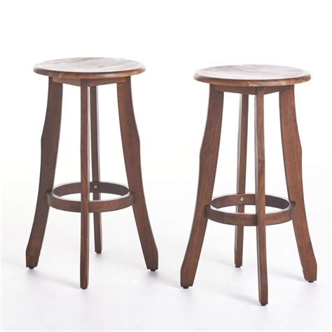 Rustic Outdoor Bar Stools | Foter