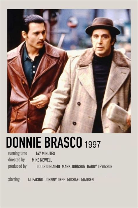 Donnie Brasco by Cass | Movie posters minimalist, Film posters minimalist, Film posters vintage