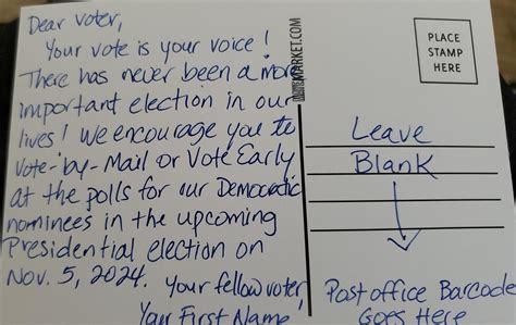 Write Postcards to Broward County Voters from Home – Broward Democratic Party