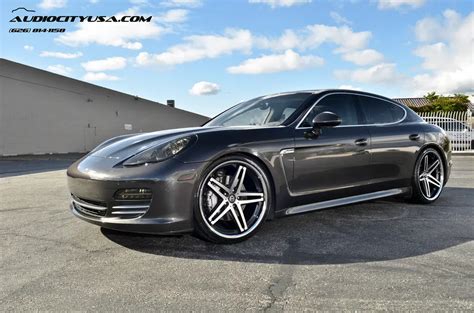 Porsche Panamera custom wheels Lexani R five 22x9.0, ET , tire size 245 ...