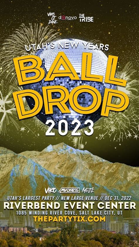 BALL DROP 2023 | Riverbend Sports & Events Center, Salt Lake City, UT ...