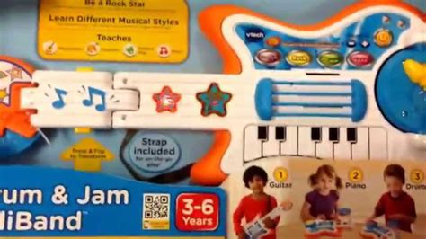 VTECH "Strum and Jam KidiBand 3-in-1" Electric Music Toy / Toy Review - YouTube