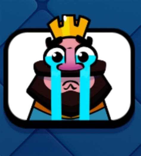 Crying King Emote from Clash Royale - 3D model by Chrismaster on Thangs