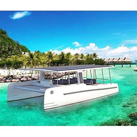 Solar Catamaran to Boost Eco-Tourism - Understand Solar | Catamaran, Boat design, Boat building