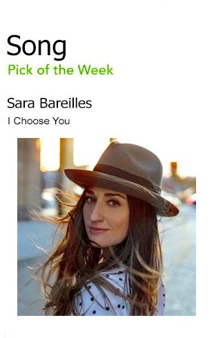 Sara Bareilles – I Choose You Lyrics - LIRIK LAGU JK