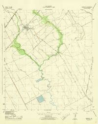 Map of Danbury, TX in 1943 | Pastmaps