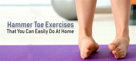 Hammer toe exercises that you can easily do at home – Artofit