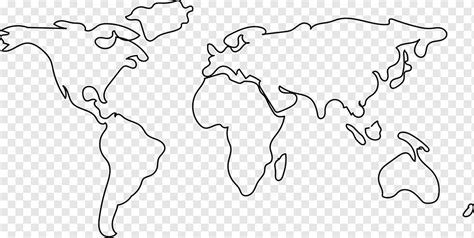 Peta dunia Globe Blank map, globe, bermacam-macam, sudut, putih png | PNGWing