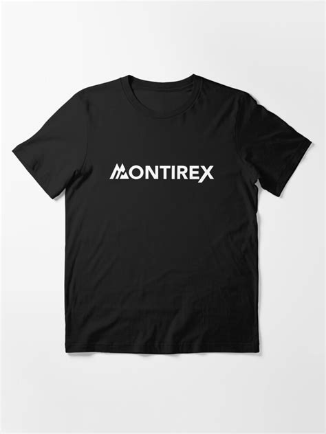 "Montirex Essential Logo White" T-shirt for Sale by Airplane-mode ...