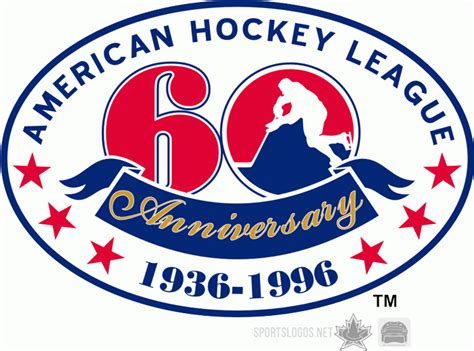 American Hockey League Anniversary Logo - American Hockey League (AHL) - Chris Creamer's Sports ...