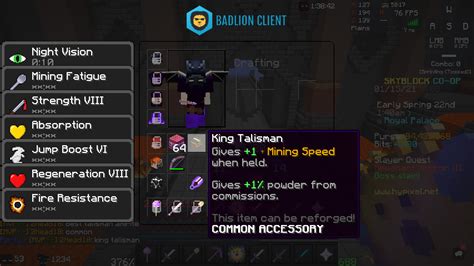 TALISMAN AQUIRED | Hypixel - Minecraft Server and Maps