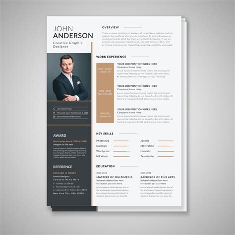 Make professional cv, resume and portfolio design for $10 - ListingDock