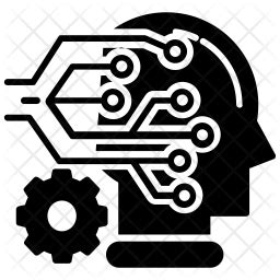 Machine Learning Icon - Download in Glyph Style