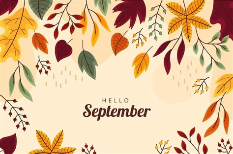 Free Vector | Hello september background