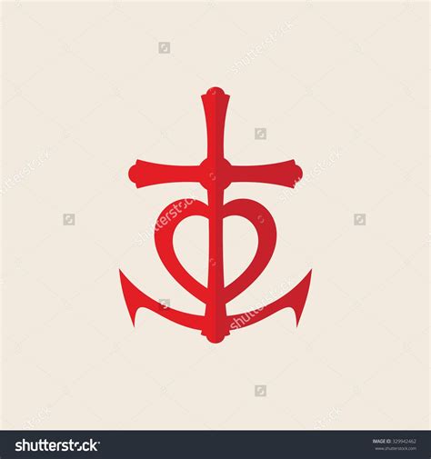 faith love hope insignia | Symbol, Faith, Hope, Love Stock Vector ...