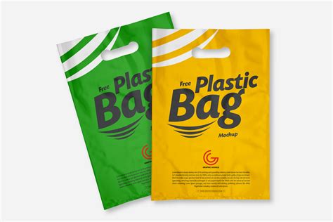 Free Plastic Bag Mockup