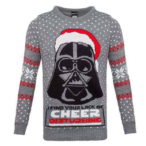 Star Wars: I Find Your Lack Of Cheer Disturbing Ugly Christmas Sweater ...