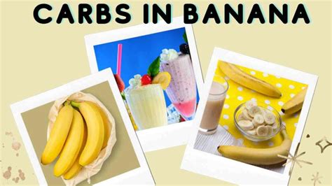 Benefits of Carbs in Banana - Banana Dose