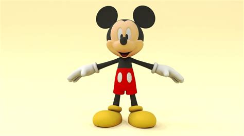 Mickey Mouse - 3D Model by EA09studio