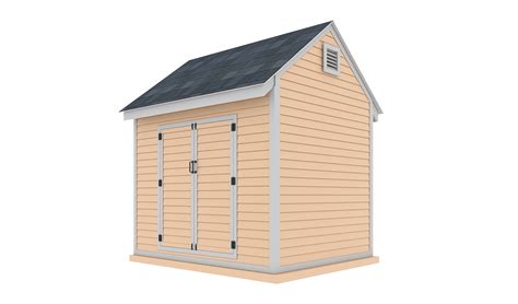 8x10 Storage Shed Plan - Shedplans.org