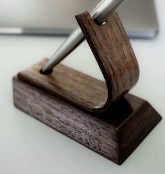 Luxury Walnut Pen Holder Stand By Noir.Design