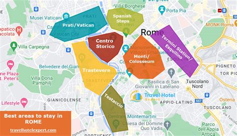 Where to stay in Rome first time: 8 Best areas & safe neighborhoods - Travel Hotel Expert