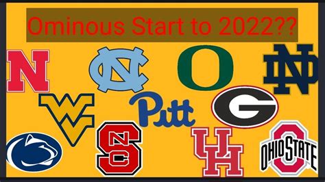 Terrifying games to start the 2022 college football season!! - Win Big ...