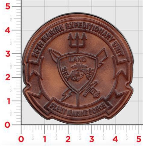 Officially Licensed 26th MEU Marine Expeditionary Unit Leather Patches ...