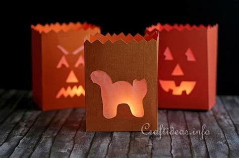 Halloween Paper Pumpkin Lanterns | AllFreePaperCrafts.com