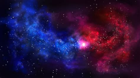 Red and Blue Galaxy Wallpapers on WallpaperDog