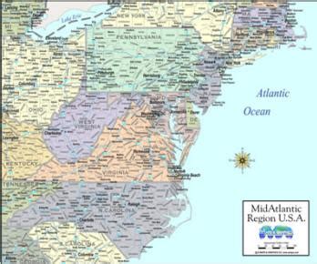 Download digital MID ATLANTIC MAP