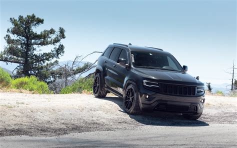 Blacked Out Jeep Grand Cherokee Gets Plenty of Attention with Custom Wheels — CARiD.com Gallery