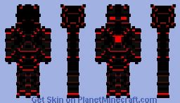 Red Warrior Minecraft Skin