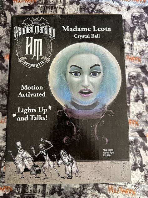 Disney’s Haunted Mansion Animated Talking Madame Leota Crystal Ball Halloween mail.ddgusev ...