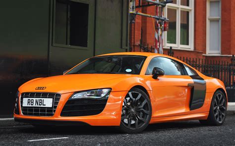 Orange Audi R8 Wallpaper | HD Car Wallpapers | ID #2978