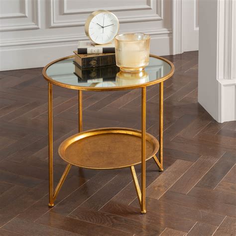 Gold Side Table | Modern Side Table | Contemporary side table