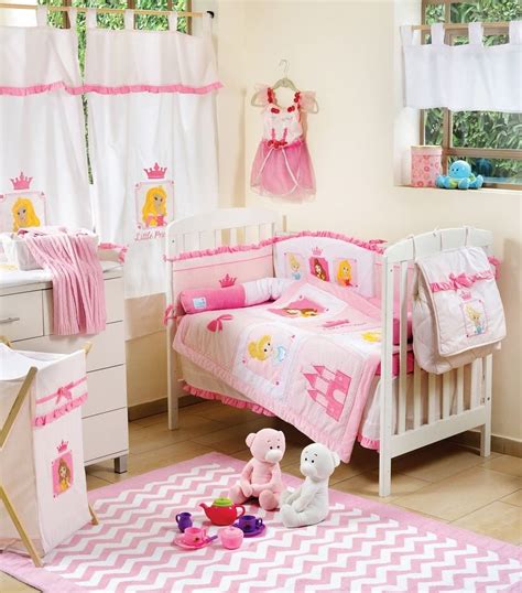 Disney Little Princess Baby Crib Bedding Set | Princess crib bedding ...