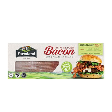 Farmland Thin Sliced European Streaky Bacon Reviews - Black Box