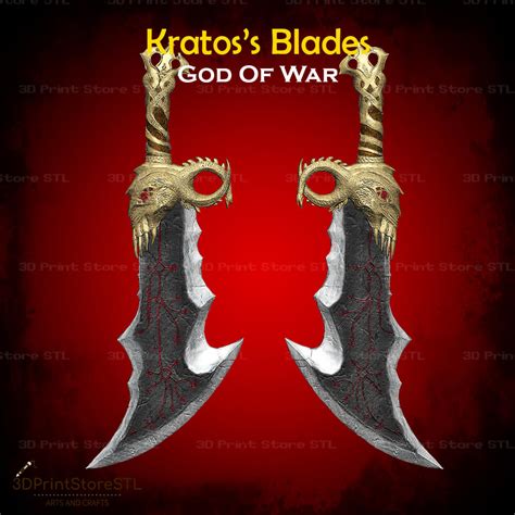 Blades of Chaos Cosplay God of War - 3D Model by 3dprintstorestl